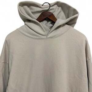 Talentless Blank Heavyweight Hoodie Size XL Cream Off-White Cotton